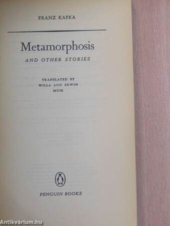 Metamorphosis and Other Stories