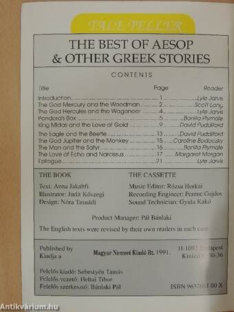 The Best of Aesop & Other Greek Stories