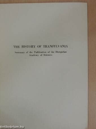 The History of Transylvania