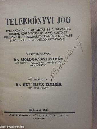 Telekkönyvi jog