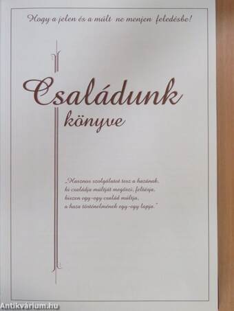 Családunk könyve