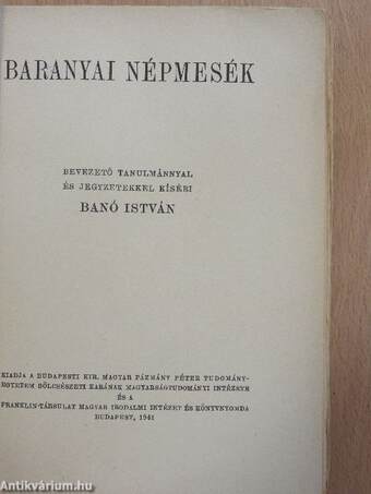 Baranyai népmesék