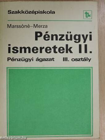 Pénzügyi ismeretek II.