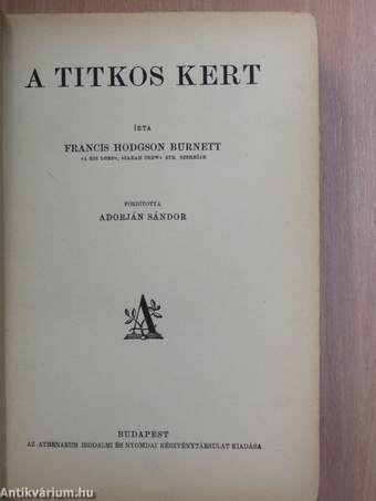 A titkos kert