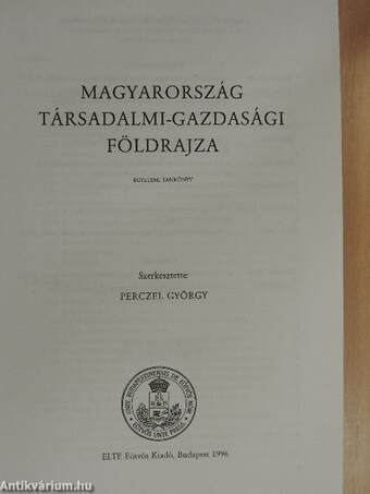 Magyarország társadalmi-gazdasági földrajza