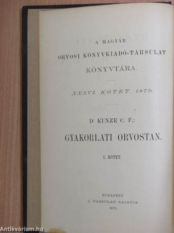 Gyakorlati orvostan I-II.