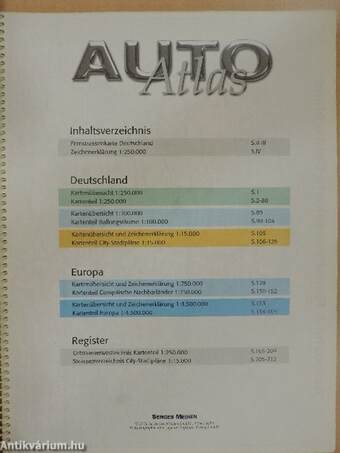 Auto Atlas - Deutschland/Europa 2001/2002