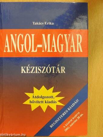 Angol-magyar kéziszótár