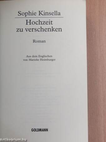 Hochzeit zu verschenken