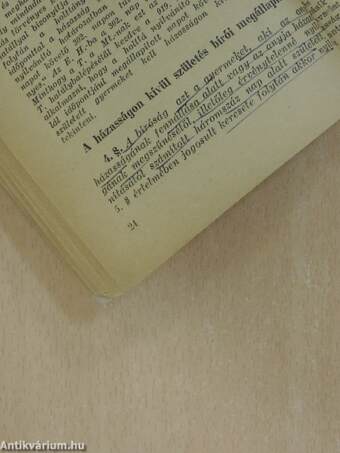 A házasságon kivül született gyermek jogállásáról szóló 1946: XXIX. törvénycikk magyarázata