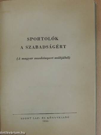 Sportolók a szabadságért