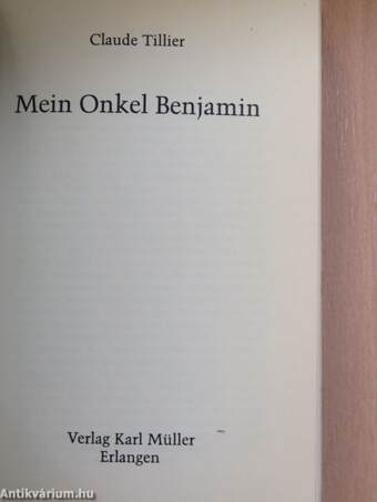 Mein Onkel Benjamin