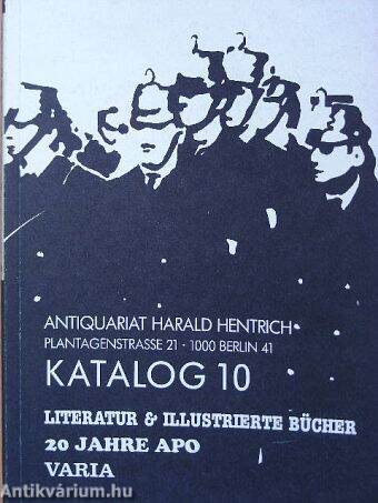 Antiquariat Harald Hentrich katalog 10