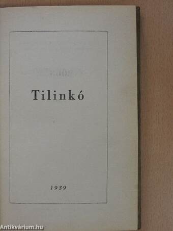 Tilinkó