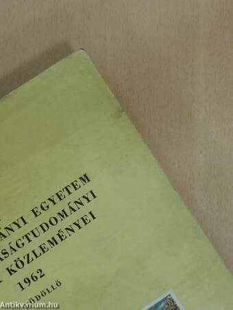 Az Agrártudományi Egyetem Mezőgazdaságtudományi Karának Közleményei 1962