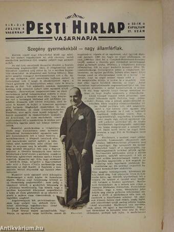 A Pesti Hirlap Vasárnapja 1930. julius 6.