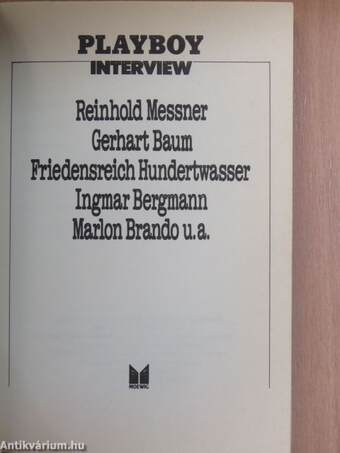 Reinhold Messner/Gerhart Baum/Friedensreich Hundertwasser/Ingmar Bergmann/Marlon Brando u.a.