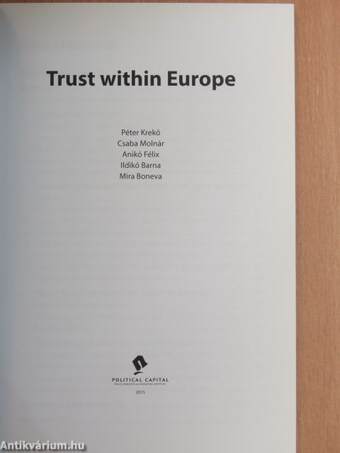 Trust Within Europe