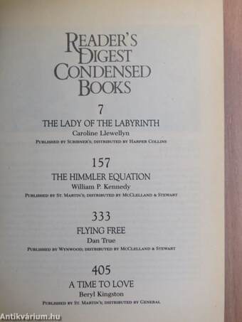 The Lady of the Labyrinth/The Himmler Equation/Flying Free/A Time to Love