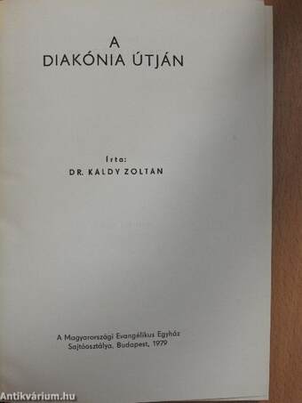 A diakónia útján