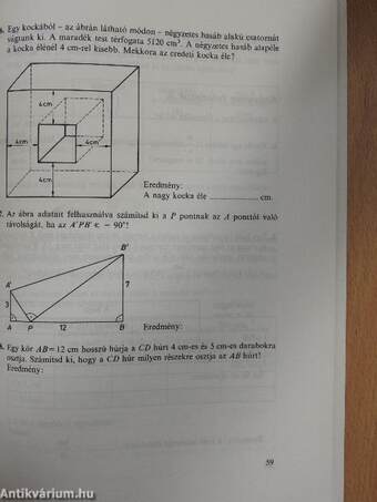 Matematika feladatlapok II.