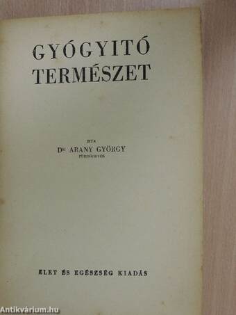 Gyógyitó természet