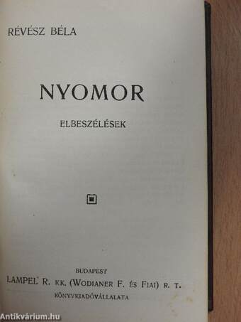 Lancelot és egyéb történetek/Nyomor/Egy házasság története/Ősz/Az auto-immobil/Angol elbeszélők tára/Rejtelmes történetek/Az ellopott fehér elefánt