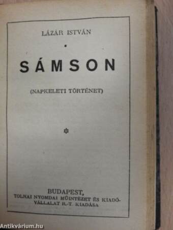 Othello/A császár utolsó regénye/Az élet láza/Sámson