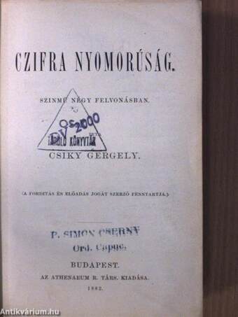 Czifra nyomorúság/A proletárok/Mukányi/Szép leányok/A kaviár