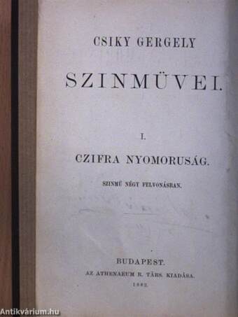 Czifra nyomorúság/A proletárok/Mukányi/Szép leányok/A kaviár