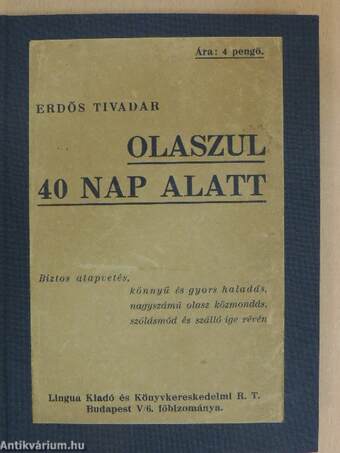 Olaszul 40 nap alatt