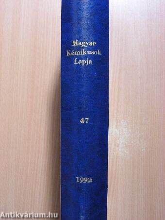Magyar Kémikusok Lapja 1992. január-december
