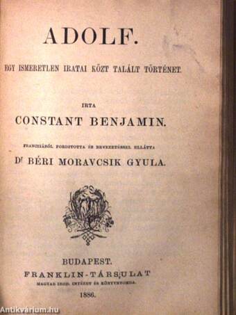 A csonka-fülü ember/A pépi király/Adolf/Cazaux András