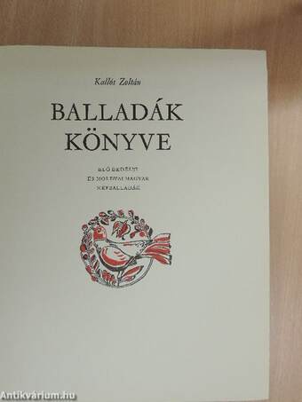 Balladák könyve