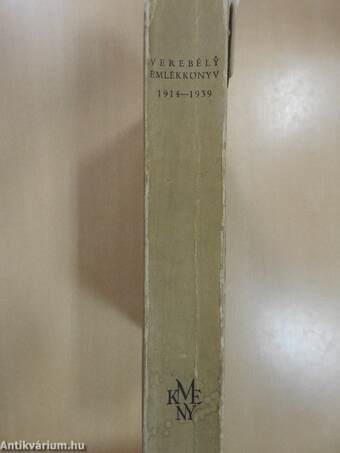 Emlékkönyv verebélyi Verebély Tibor tanári működésének 25. évfordulójára 1914-1939