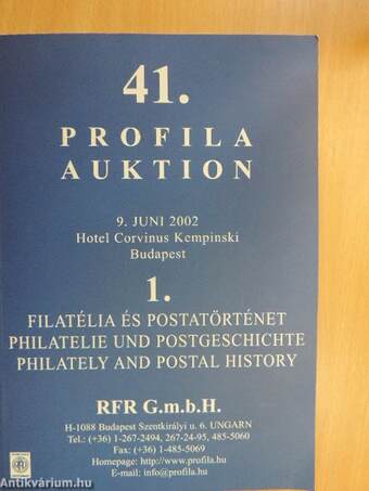 Profila Auktion 41./1.