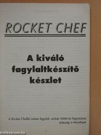 Rocket Chef - A kiváló fagylaltkészítő készlet