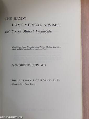 The Handy Home Medical Adviser and Concise Medical Encyclopedia