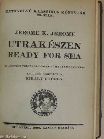 A boldog Herceg/Ugri-béka/A tenger utonállói /Apolló szeme/Shakespeare "vihar"-ja/Nyugtalan éj/A pillangó/Utrakészen/Dr. Heidegger kisérlete/A vörös szoba/Don Juan/Angol II.