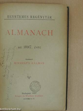 Almanach az 1897. évre