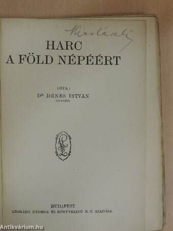 Harc a föld népéért