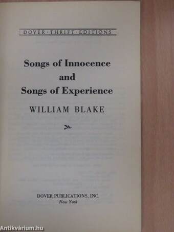 Songs of Innocence and Songs of Experience