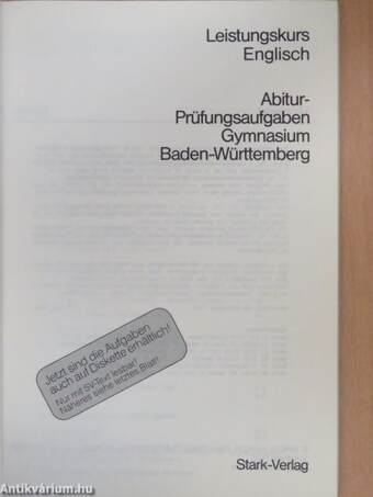 Abitur-Prüfungsaufgaben Gymnasium Baden-Württemberg