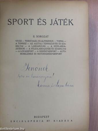 Sport és játék II.