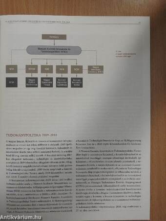 A Magyar Tudományos Akadémia beszámolója a Magyar Országgyűlés számára az MTA munkájáról és a magyar tudomány helyzetéről 2009-2010