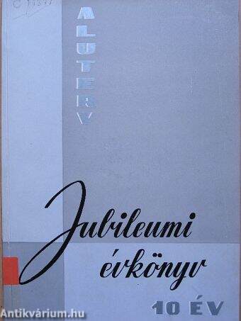 Aluterv Jubileumi Évkönyv 1955-1965