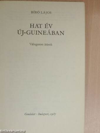 Hat év Új-Guineában