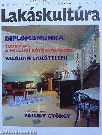 Lakáskultúra 1996. július