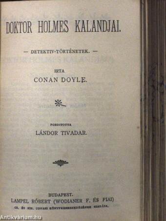 Ujjászületés/Doktor Holmes kalandjai/Barnum milliói/A dsungel könyve I-II./Indiai történetek I-II.