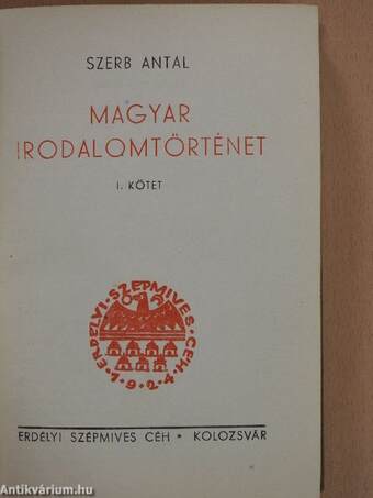 Magyar irodalomtörténet I-II.